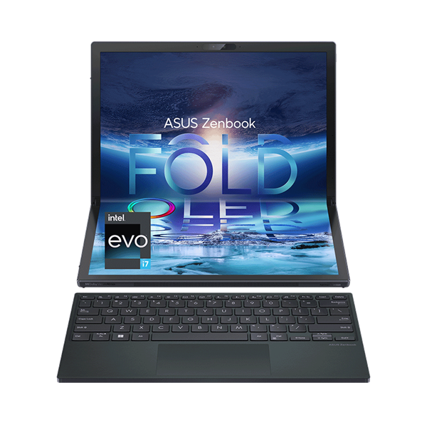 Asus Zenbook 17 Fold OLED UX9702AA MD014W | Intel&#174; Alder Lake Core™ i7 _ 1250U | 16GB | 1TB SSD PCIe Gen 4 | 17.3 inch 2.5K FOLED Touch Screen | Win 11 | IR Camera | 0123D